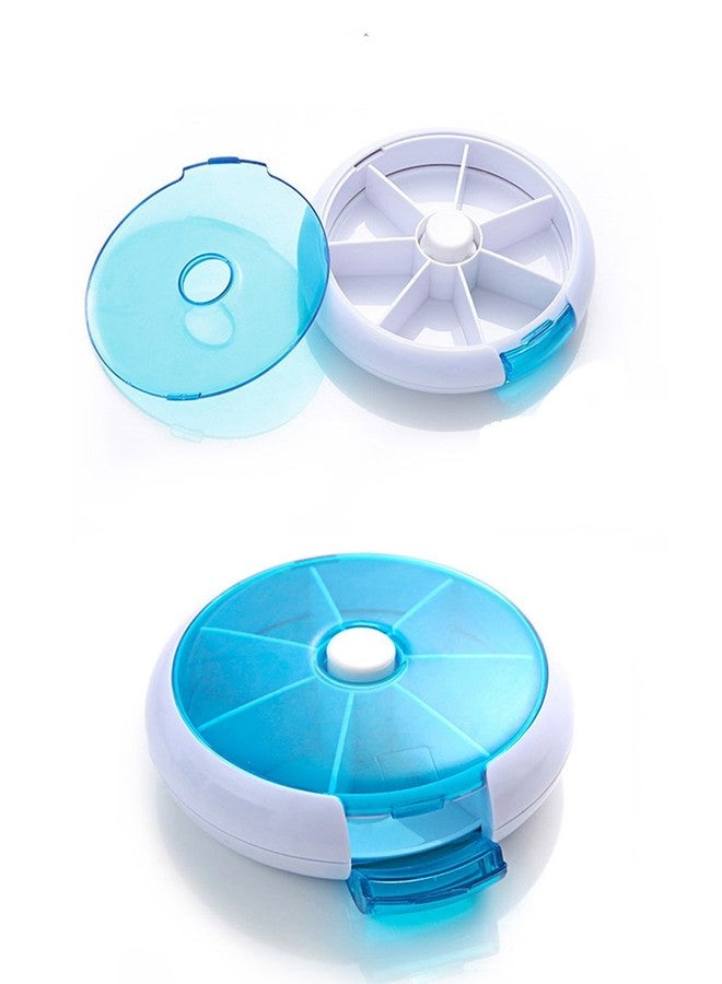 MXY Pill Box Reverse 7 Days Pill Dispenser Weekly Medicine Case Travel Drug Case Vitamin Holder - Image 3